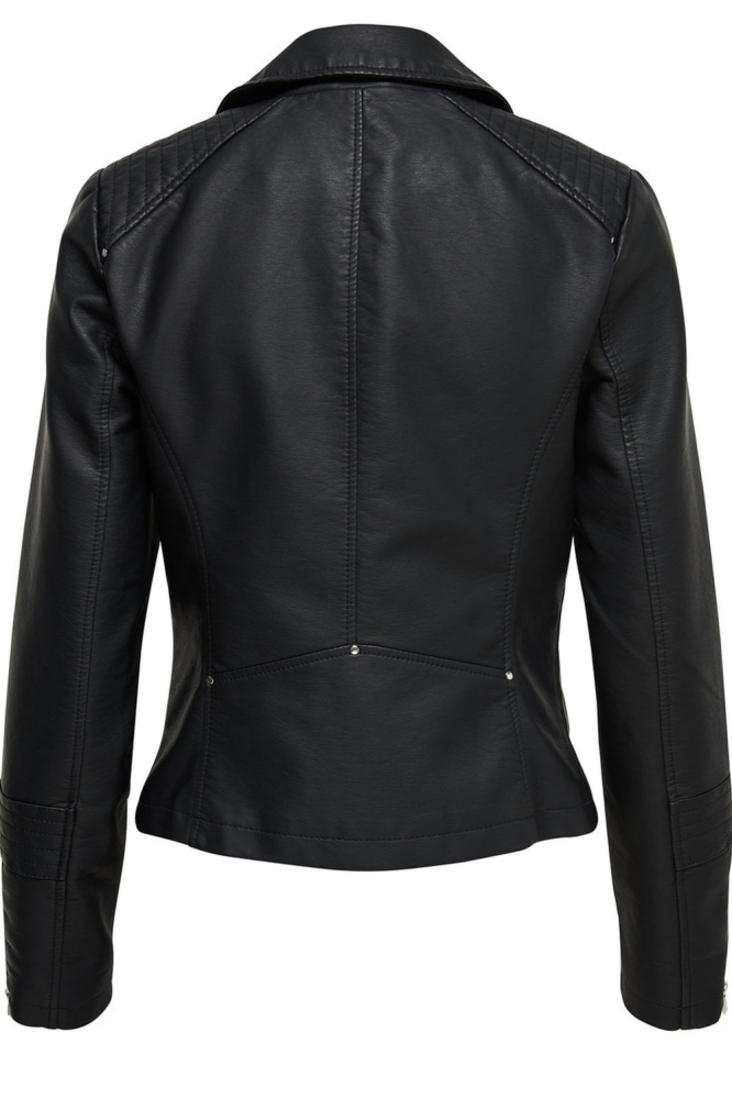 ONLGEMMA FAUX LEATHER BIKER OTW NOOS 15153079 Black